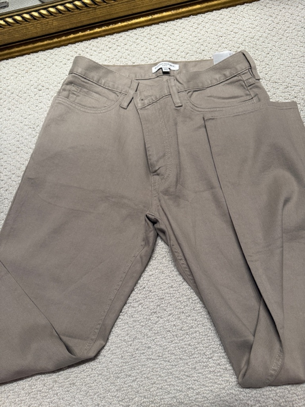Banana Republic Taupe Men's Chino Pants